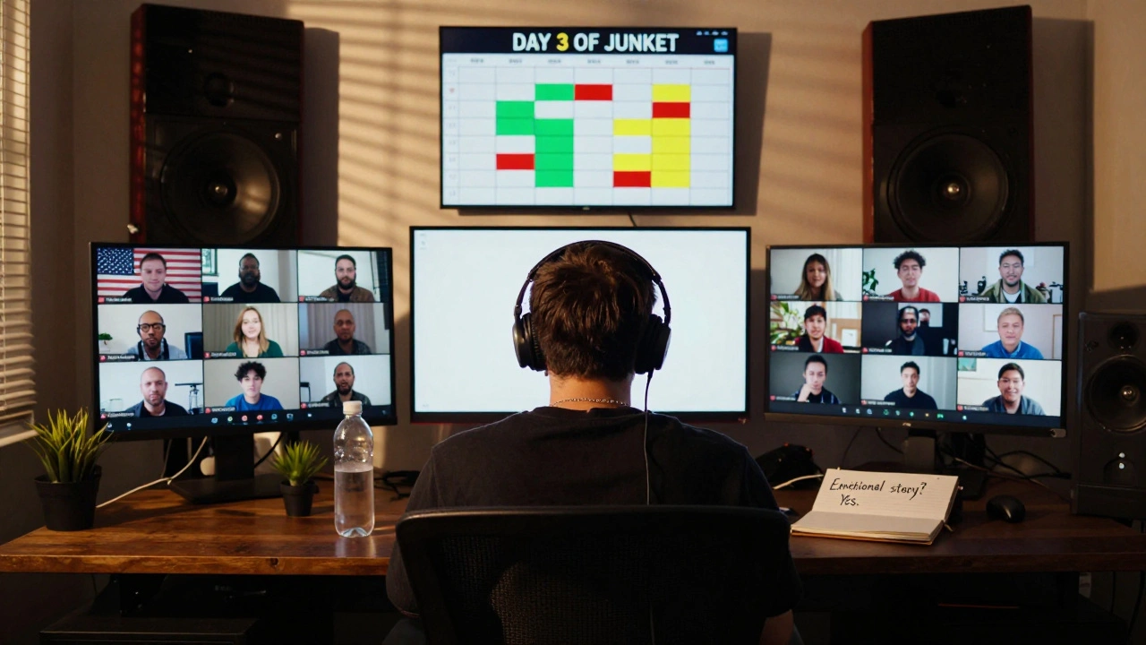 Press Junket Scheduling for Album Release Weeks