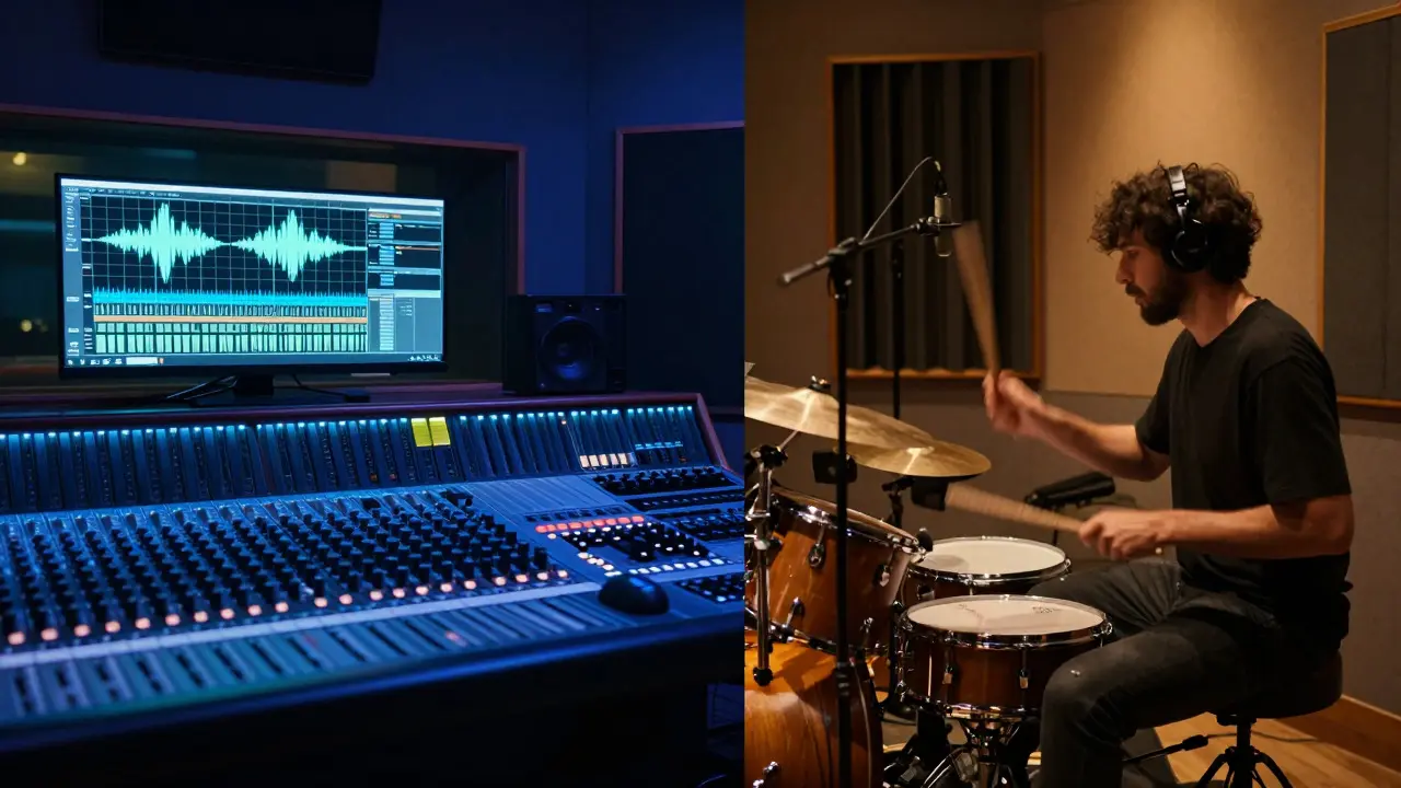 Drum Programming vs Live Drums: A Guide for Robert Hill Productions