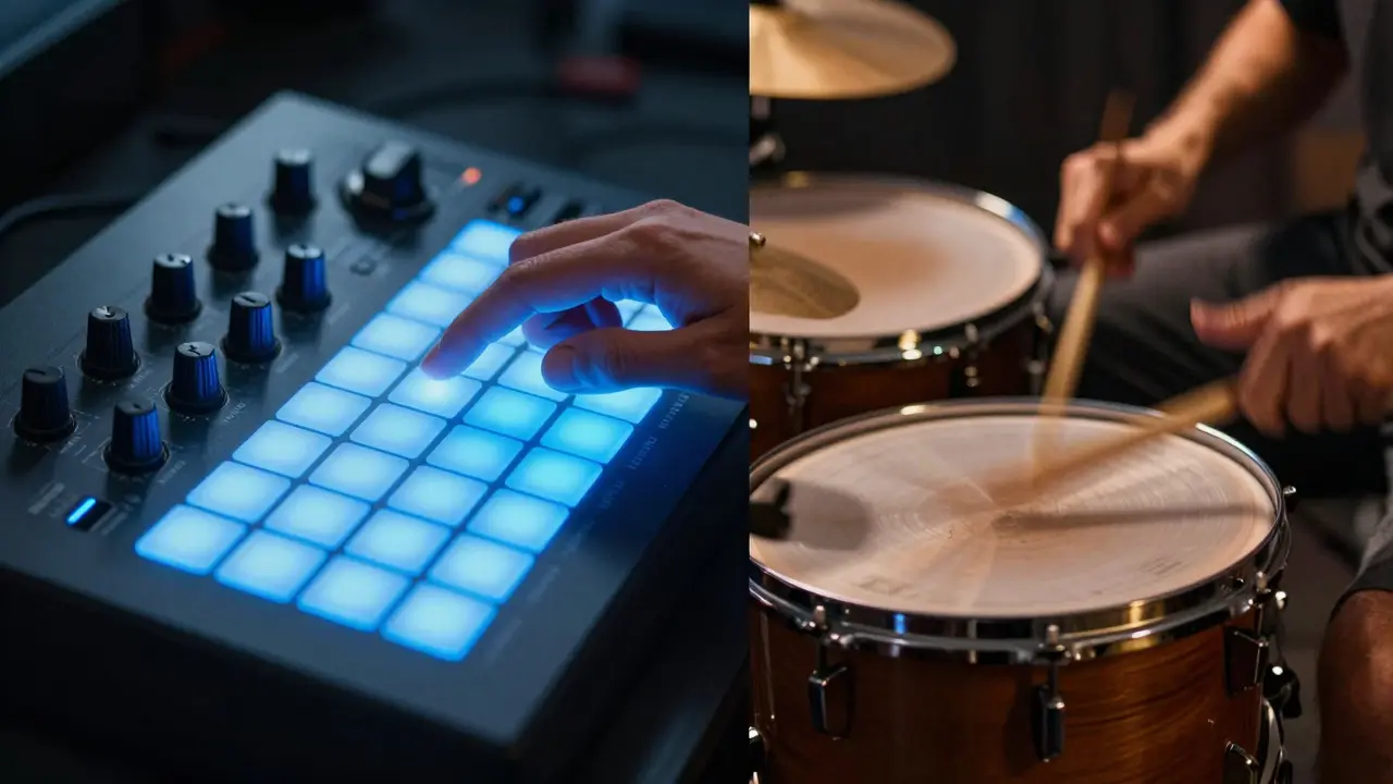 Drum Programming vs Live Drums: A Practical Guide for Producers
